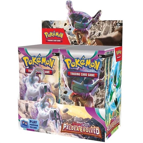 Pokemon TCG - Scarlet & Violet - Paldea Evolved - Booster Box Display (36 Booster Packs)
